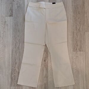Venezia Cream Cotton-Lycra Pants